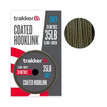 TRAKKER - Náväzcová šnúra Soft Coated Hooklink Green 15,9 kg 20 m