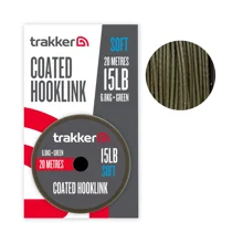 TRAKKER - Náväzcová šnúra Soft Coated Hooklink Green 6,8 kg 20 m