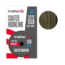TRAKKER - Náväzcová šnúra Soft Coated Hooklink Green 6,8 kg 20 m