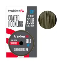 TRAKKER - Náväzcová šnúra Soft Coated Hooklink Green 9,8 kg 20 m