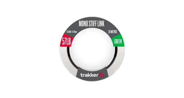 TRAKKER - Naväzcový vlasec Mono Stiff Link 25,85 kg 0,7 mm 20 m Green