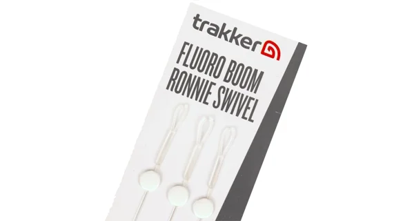 TRAKKER - Náväzec Fluoro Boom Ronnie Swivel 19 cm 3 ks