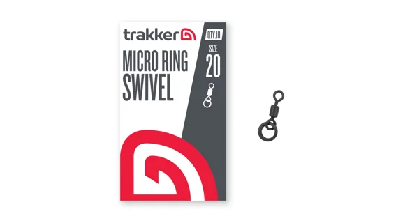TRAKKER - Obratlík Micro Ring Swivel veľ. 20 10 ks