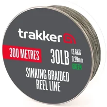 TRAKKER - Pletená šnúra Sinking Braid Reel Line 13,6 kg 0,29 mm 300 m
