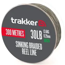 TRAKKER - Pletená šnúra Sinking Braid Reel Line 13,6 kg 0,29 mm 300 m