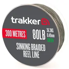 TRAKKER - Pletená šnúra Sinking Braid Reel Line 36,3 kg 0,49 mm 300 m