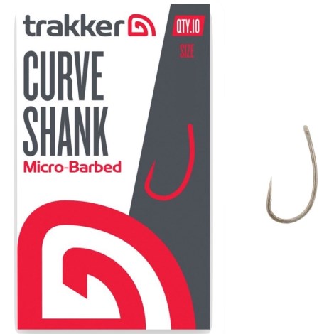 TRAKKER PRODUCTS - Háčiky Curve Shank Hooks Micro Barbed veľ. 2 10 ks