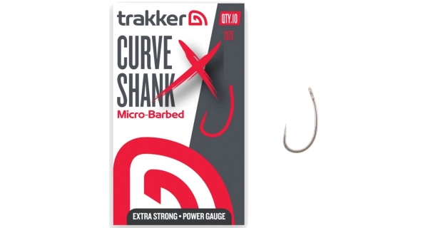 TRAKKER PRODUCTS - Háčiky Curve Shank XS Hooks Micro Barbed veľ. 6 10 ks