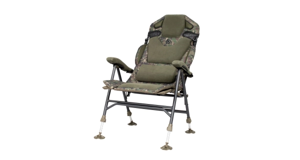 TRAKKER PRODUCTS - Kreslo komfortné s lakťovými opierkami Levelite Camo Longback Recliner