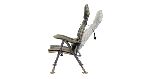 TRAKKER PRODUCTS - Kreslo komfortné s lakťovými opierkami Levelite Camo Longback Recliner