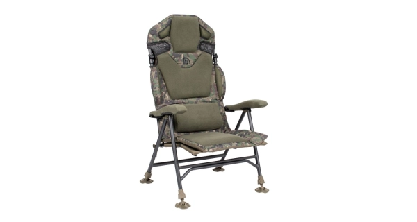TRAKKER PRODUCTS - Kreslo komfortné s lakťovými opierkami Levelite Camo Longback Recliner
