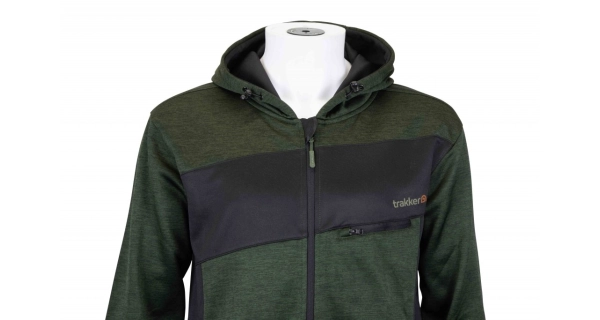 TRAKKER PRODUCTS - Mikina Marl Fleece Back Hoody veľ. 3XL