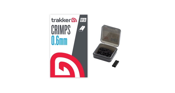 TRAKKER PRODUCTS - Náhradné svorky Crimps 0,6 mm 50 ks