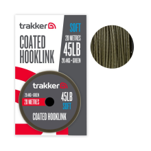 TRAKKER PRODUCTS - Náväzcová šnúra Soft Coated Hooklink Green 20,4 kg 20 m