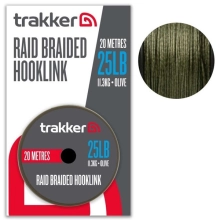 TRAKKER PRODUCTS - Náväzcová šnúrka Raid Braided Hooklink 0,35 mm 11,3 kg 20 m