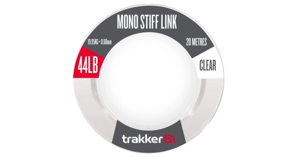 TRAKKER PRODUCTS - Náväzcový vlasec Mono Stiff Link 19,95 kg 0,6 mm 20 m Clear
