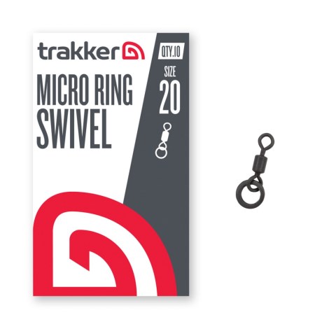 TRAKKER PRODUCTS - Obratlík Micro Ring Swivel veľ. 20 10 ks