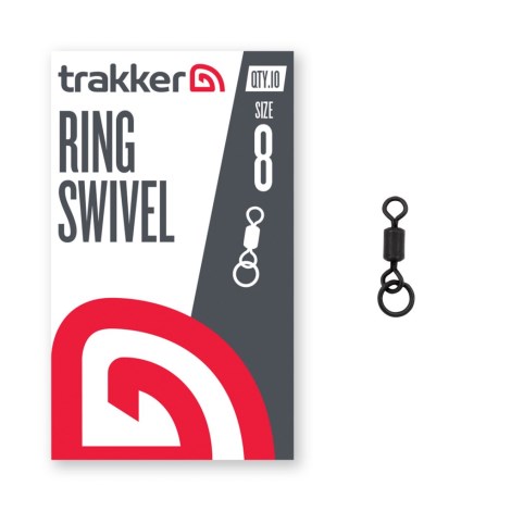 TRAKKER PRODUCTS - Obratlík Ring Swivel veľ. 8 10 ks