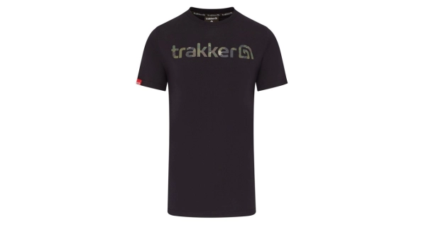 TRAKKER PRODUCTS - Tričko CR Logo T-shirt Black Camo veľ. 3XL