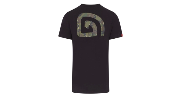 TRAKKER PRODUCTS - Tričko CR Logo T-shirt Black Camo veľ. S