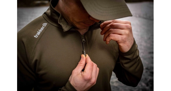 TRAKKER PRODUCTS - Tričko s dlhým rukávom Half Zip Top with UV Sun Protection veľ. M