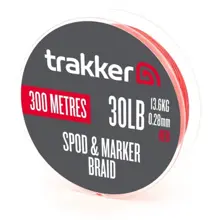 TRAKKER - Šnúra Spod & Marker Braid 13,6 kg 0,28 mm 300 m Red Červená