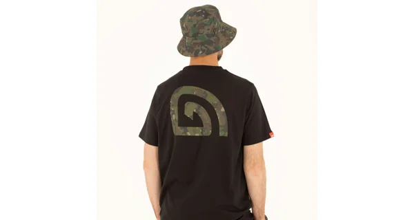 TRAKKER - Tričko CR Logo T-shirt Black Camo veľ. M