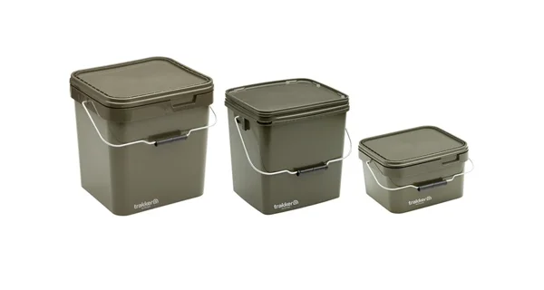 TRAKKER - Vedierko Olive Square Container 17 l