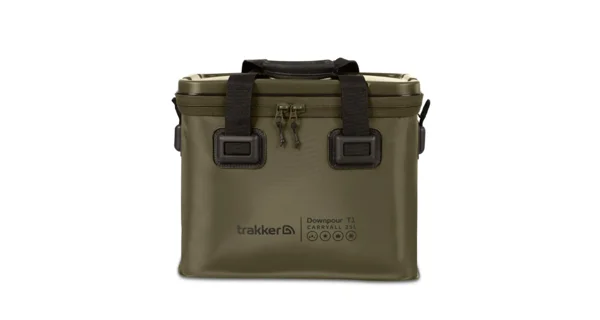 TRAKKER - Vodeodolná taška Downpour T1 Carryall Small Green 25 l