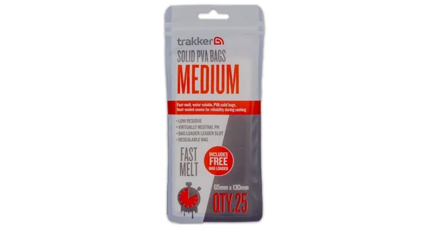 TRAKKER - Vrecko Solid PVA Bags M