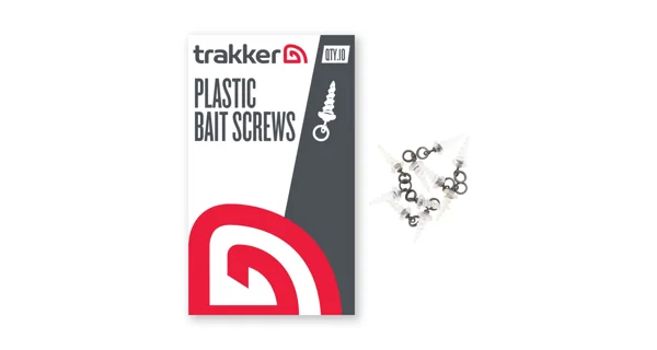 TRAKKER - Vrtáčik Plastic Bait Screws Číra 10 ks