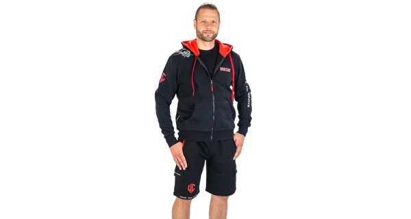 UNI CAT - Mikina Team Zipper Hoodie veľ. 2XL