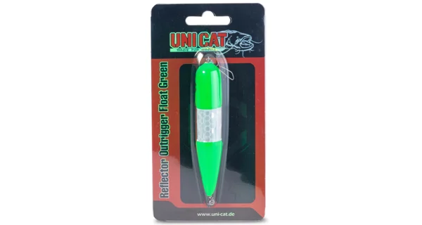 UNI CAT - Plavák Reflector Outrigger Float 95 mm 1 ks Zelený