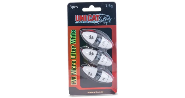 UNI CAT - Podvodný plavák EVA Micro Lifter White 10 g 3 ks