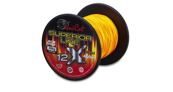 UNI CAT - Šnúra 12 X Superior Line 0,70 mm 71 kg 400 m