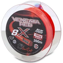UNI CAT - Šnúra 8X Vencata Red 0,60 mm 57 kg 200 m