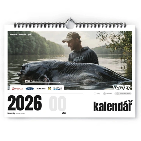 VAGNER - Nástenný kalendár A3 2026