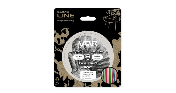 VAGNER - Šnúra Braided Line Reflex Multicolor 0,50 mm 300 m