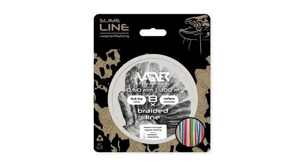 VAGNER - Šnúra Braided Line Reflex Multicolor 0,60 mm 300 m