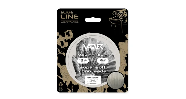 VAGNER - Super Soft Mono Leader vlasec 0,80 mm 50 m