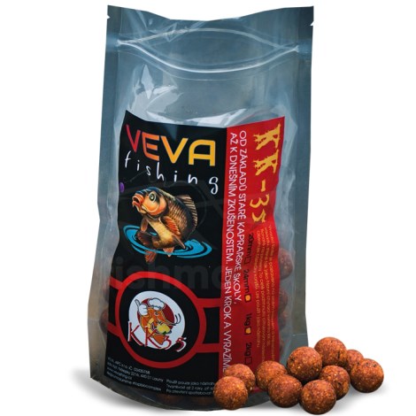 VEVA FISHING - Kŕmne boilies KK-35 20 mm 1 kg