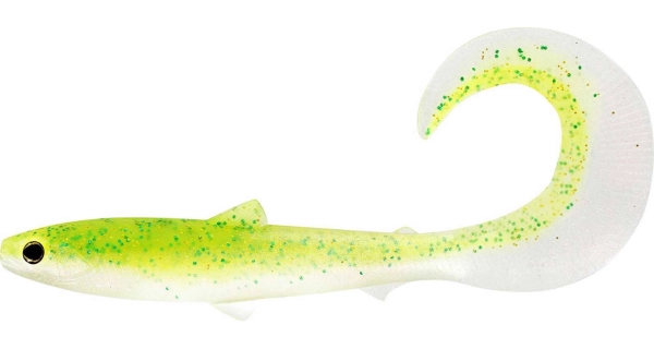 WESTIN - Gumová nástraha BullTeez Curltail 10 cm 6 g Sparkling Chartreuse 2 ks