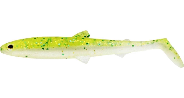WESTIN - Gumová nástraha BullTeez Shadtail 9,5 cm 7 g Sparkling Chartreuse 2 ks