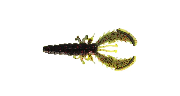 WESTIN - Gumová nástraha Crecraw Slim Creaturebait 7,5 cm 3 g 4 ks Black Chartreuse