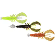 WESTIN - Gumová nástraha Crecraw Slim R 'NR V1 7,5 cm 5-7-10 g 3 ks Dark Water Mix 22