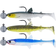 WESTIN - Gumová nástraha Hypoteez Shadtail R&#39;NR Clear Water Mix 21 6,5 cm 2 g 3 ks