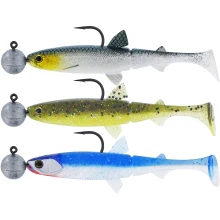 WESTIN - Gumová nástraha Hypoteez Shadtail R&#39;NR Clear Water Mix 21 6,5 cm 2 g 3 ks