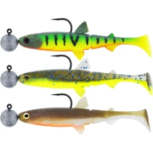 WESTIN - Gumová nástraha Hypoteez Shadtail R&#39;NR Dark Water Mix 21 6,5 cm 2 g 3 ks