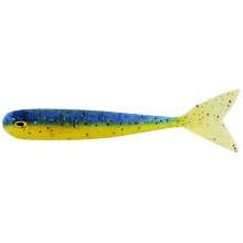 WESTIN - Gumová nástraha Megateez V-Tail 5 cm 4 ks Blue N&#39; Yellow