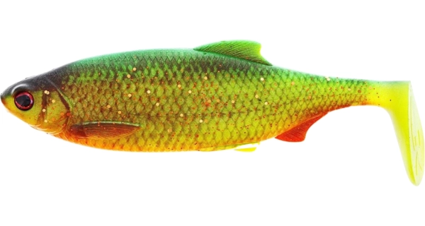 WESTIN - Gumová nástraha Ricky Roach Shadtail Firetiger Rudd 18 cm 85 g 1 ks